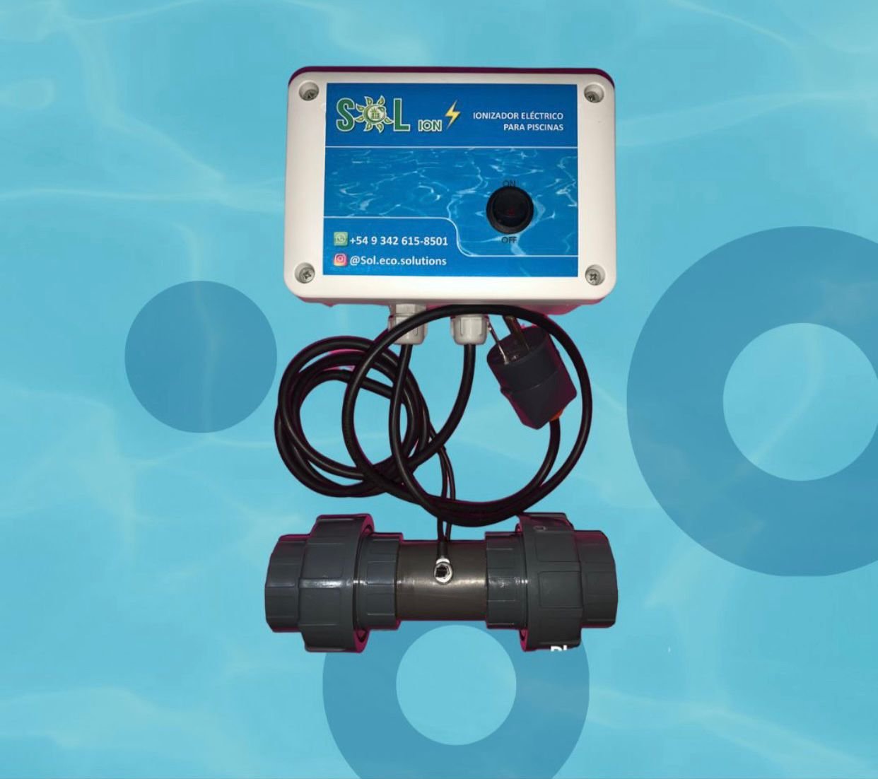 Ionizador para piscinas