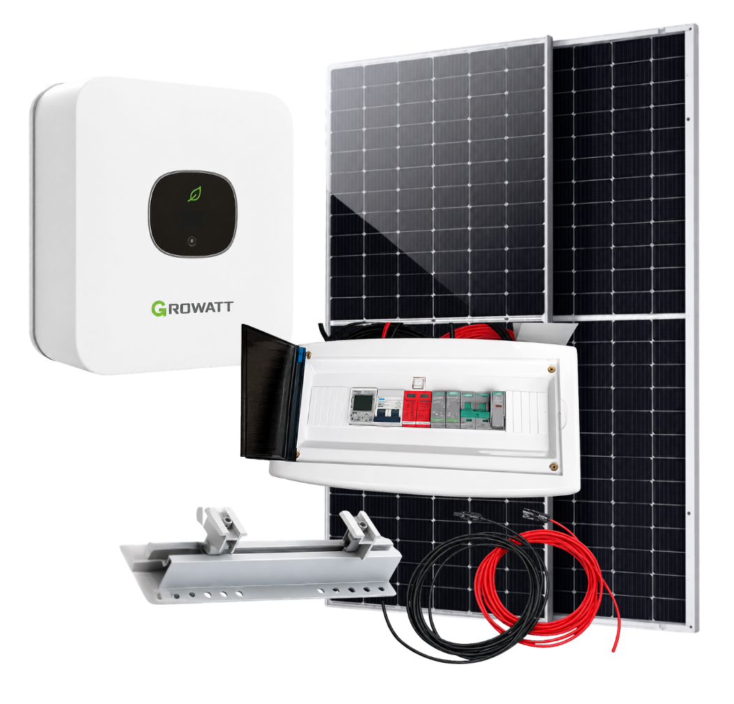 KIT SOLAR ON GRID mono. 6000W con 10 paneles. AHORRÁ HASTA 1000kWh mensuales.